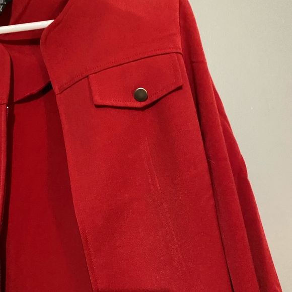 Red dress jacket - Picture 3 of 6